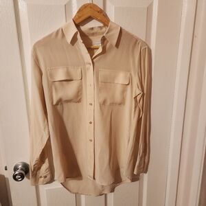 Equipment Signature Silk Button Up Silk Shirt